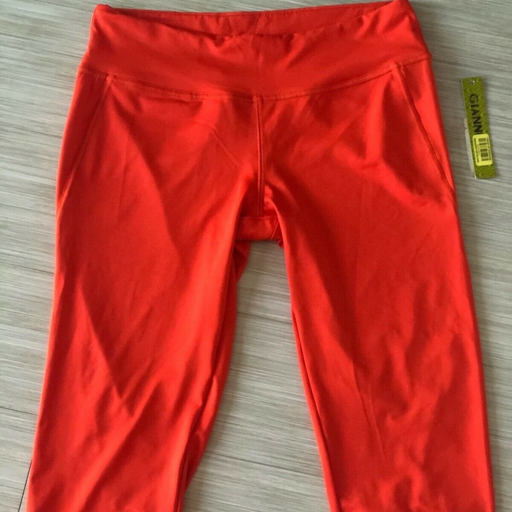 Gianni Bini Leggings Size L Tangerine/ Orange